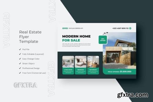 Real Estate Flyer Template Design 22G59RR