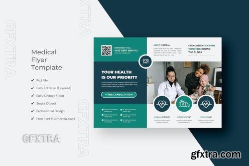 Medical Flyer Template Design D4RDQPL