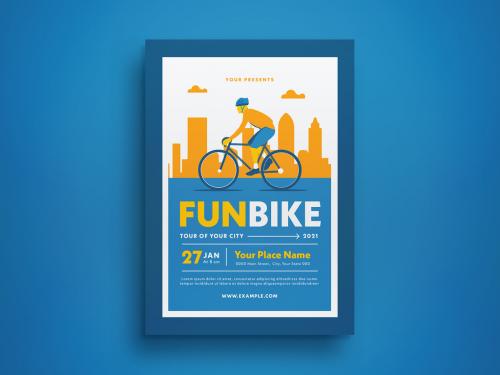 Fun Bike Flyer Layout - 412945032