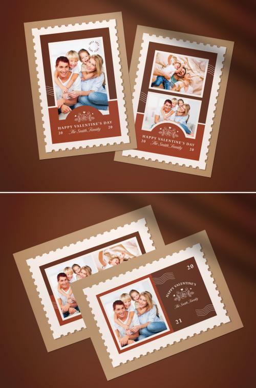 Greeting Cards Valentine Layout 2 - 412945154