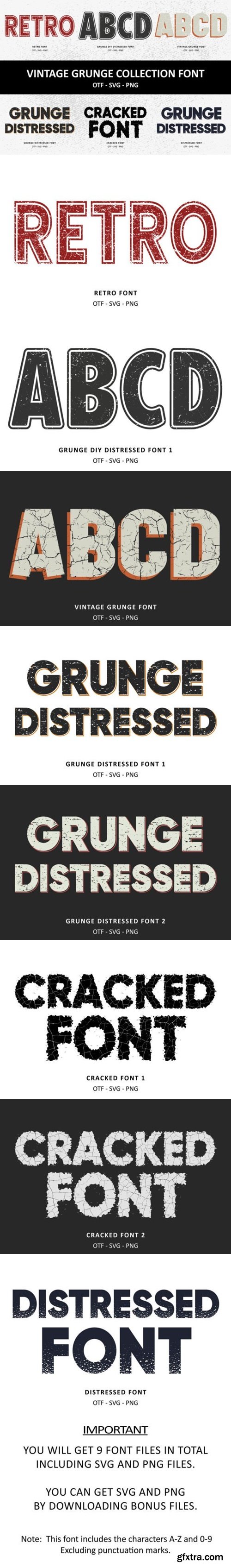 Vintage Grunge Collection Font 89928711