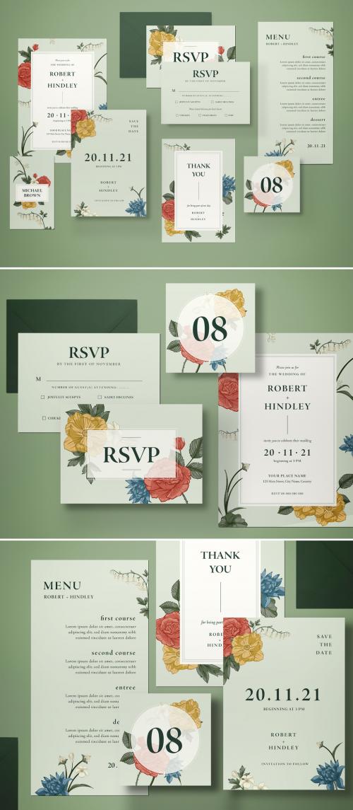 Wedding Invitation Layout 2 - 412945314