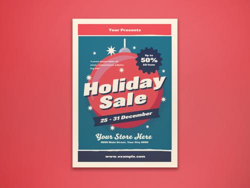 Holiday Sale Flyer Layout - 414541984