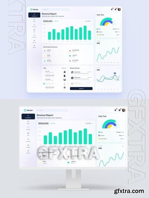 Vector - Finance Dashboard UI Kit 6LM3ZBY