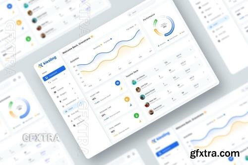 E-learning Dashboard UI Kit MUYAN9F