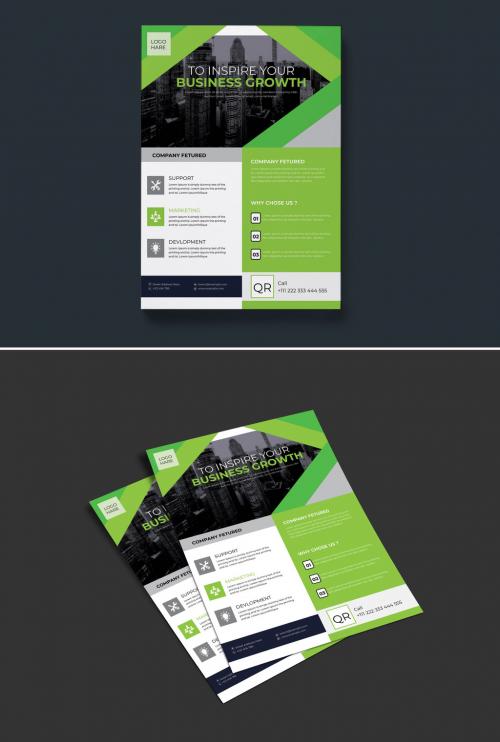 Green Business Flyer - 414773530