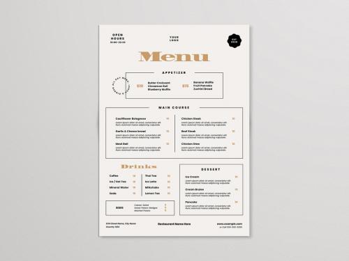 Simple Food Menu - 415228878