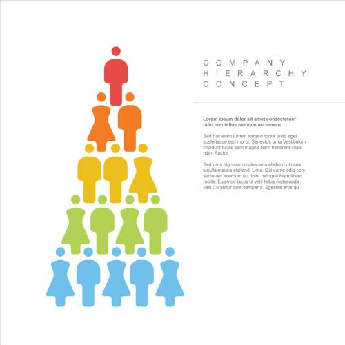 Hierarchy Organisation Schema Concept Illustration - 415234818