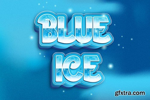 Blue Ice Text Effect 9CB8LQC