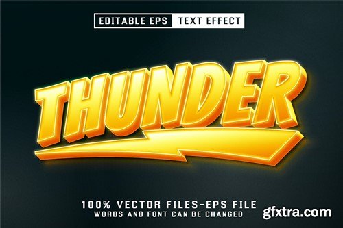 Thunder Editable Text Effect VP2RG3G