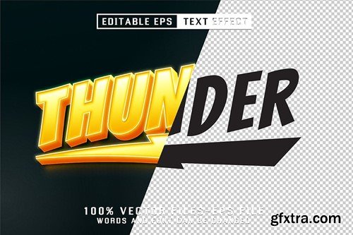 Thunder Editable Text Effect VP2RG3G