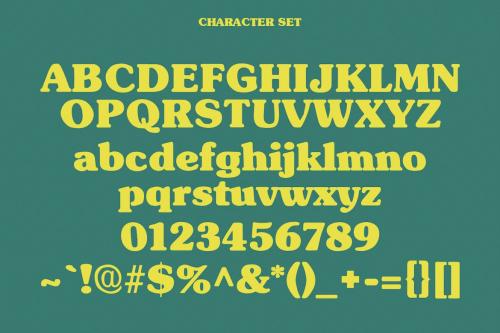 Palfour Bold Serif Font