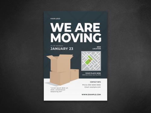 We Are Moving Flyer Layout - 415253655