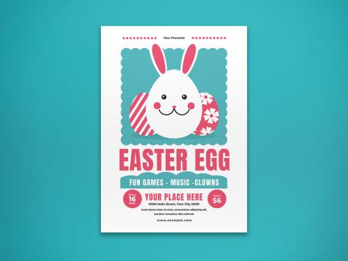 Easter Egg Flyer Layout - 415254056