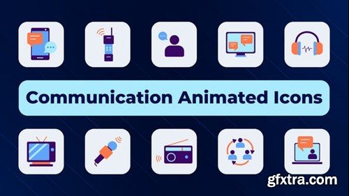 Videohive Communication Animated Icons 50632397