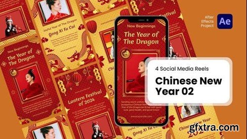 Videohive Social Media Reels - Chinese New Year 02 After Effect Templates 50543051