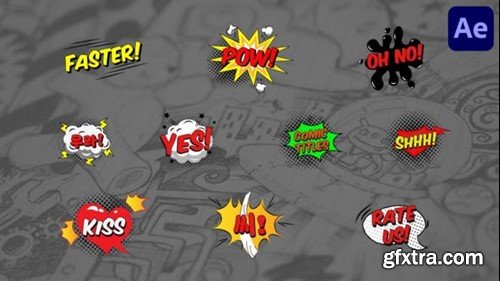 Videohive Comic Titles for After Effects 50604672