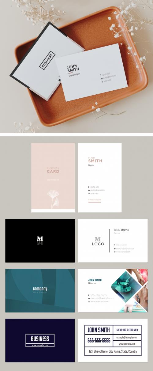 Minimal Concept Business Card Set - 415893649