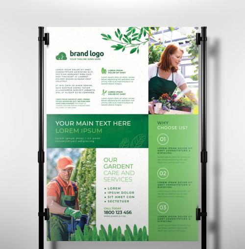 Green Gardener Gardent Care and Services Flyer Layouts - 416110695