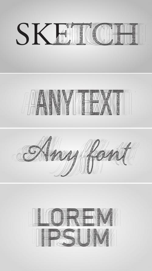 Sketch Text Style Layouts - 416355202