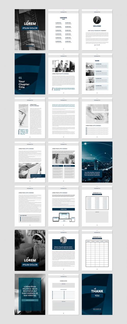 Multipurpose E-Course Digital Book Layout - 416606312