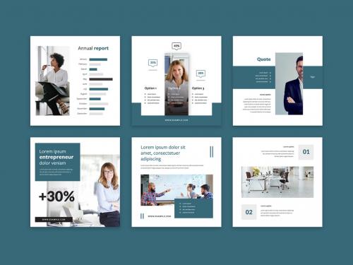 Business Minimal Social Media Layouts - 416612800