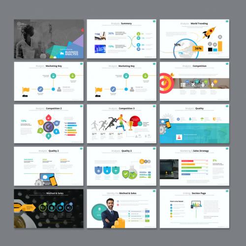 Infographic Business Analysis Presentation Layout - 416794743