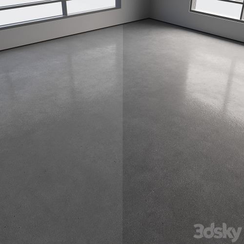 Self-leveling concrete floor No. 27