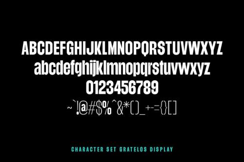 Gratelos Condensed Display Font