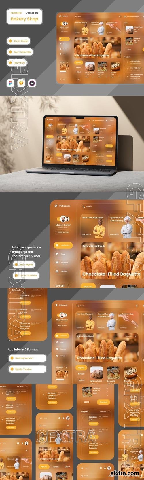 Patisserie - Bakery Shop Dashboard V1 LU5PPNS