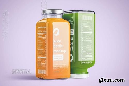 Juice Bottles Mockup 8PL64M4