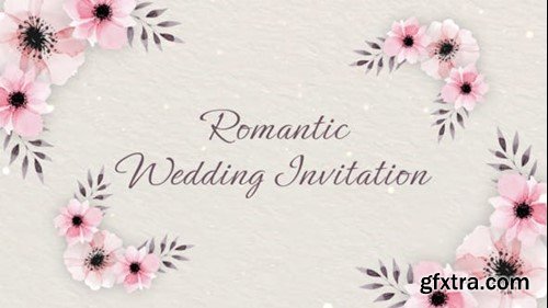 Videohive Romantic Wedding Invitation 50620825