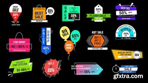 Videohive Sales & Discounts Badges 50643491