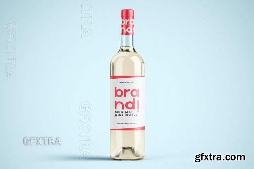 Wine Bottle Mockup YWV3PAS