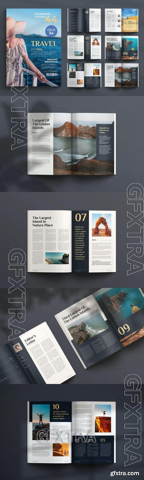 Travel Magazine Template JBEYAEU