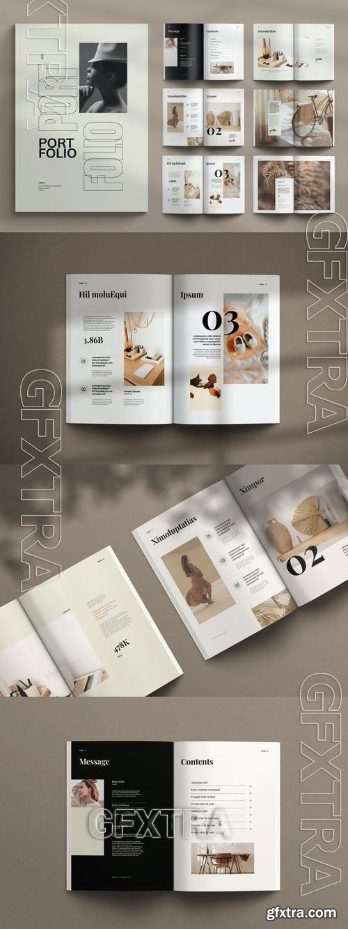 Portfolio Magazine Template GM4BENF