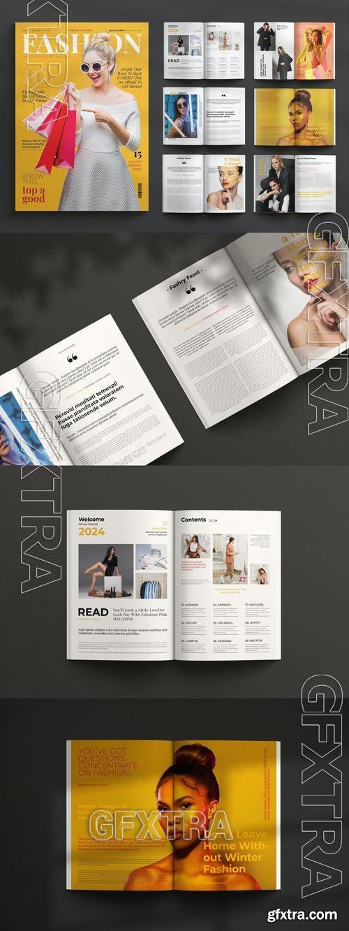 Fashion Magazine Template DDAV63Y