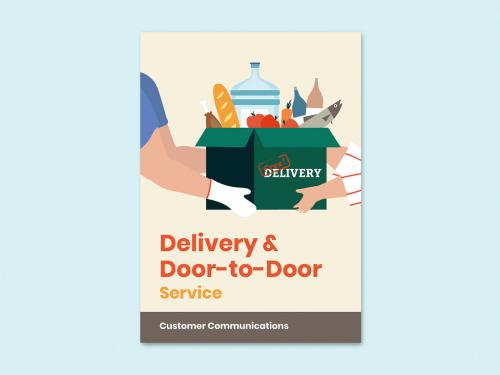 Home Delivery Service Poster Layout - 417477469