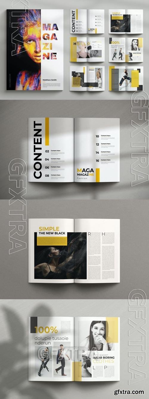 Fashion Magazine Template 7W7J44W