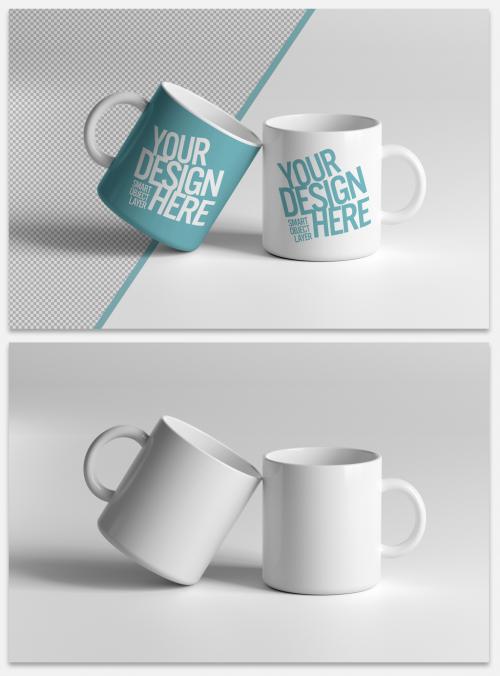 Mockup of a Ceramic Mug - 417893762