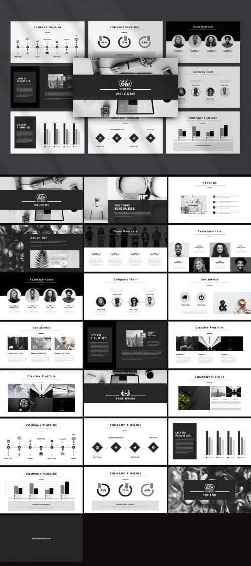 Black and White Presentation - 417901341