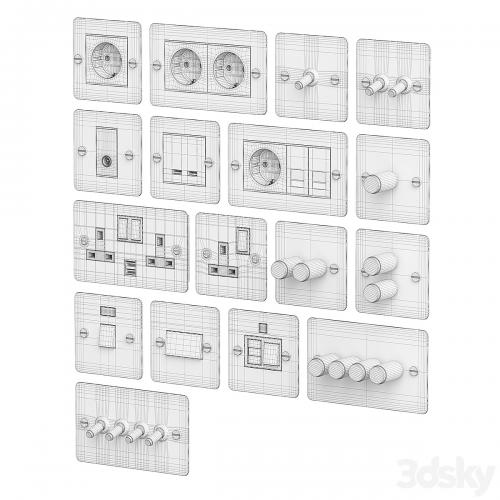 Electrical outlets and switches Buster & Punch