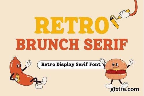 Retro Brunch Serif - Display Font 4D6EY4L