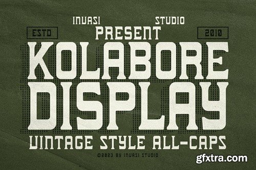 Kolabore - vintage Display F5ZJR3G