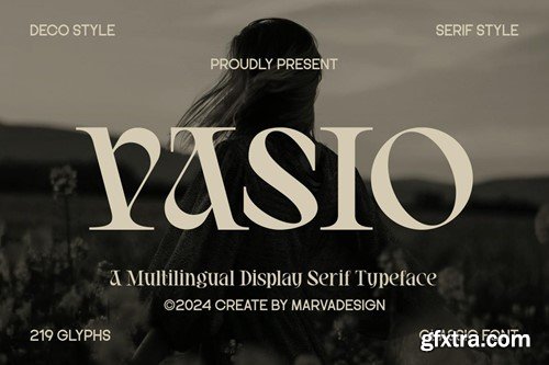 Vasio - Classic Display Serif Font QHFBG3L