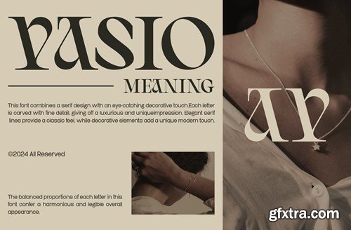 Vasio - Classic Display Serif Font QHFBG3L