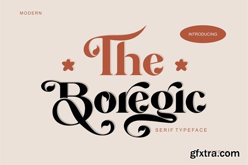 The Boregic Display Serif 6GXZ676