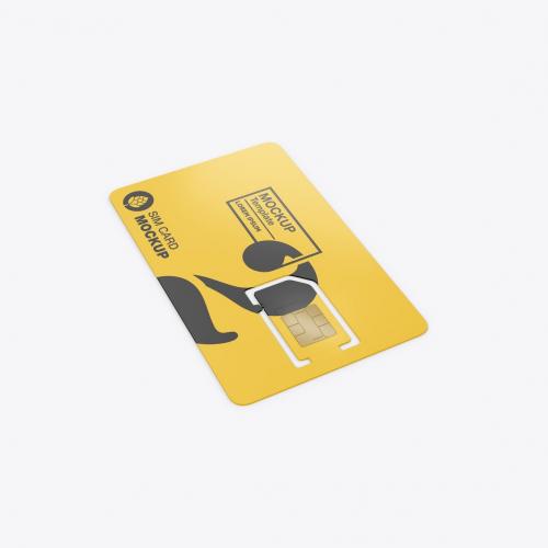 Sim Card Mockup