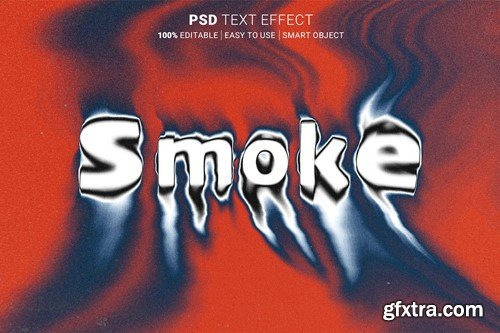 Smoke Editable PSD Text Effect DJYNQ9N