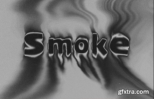 Smoke Editable PSD Text Effect DJYNQ9N